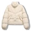 Puff fashion short down jacket women's year new design sense small high sense white duck down bread clothes