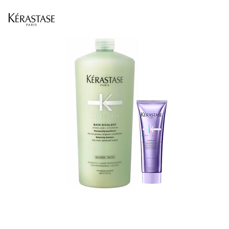 

Kérastase Dual-Function Shampoo & Radiance Color Cream Set
