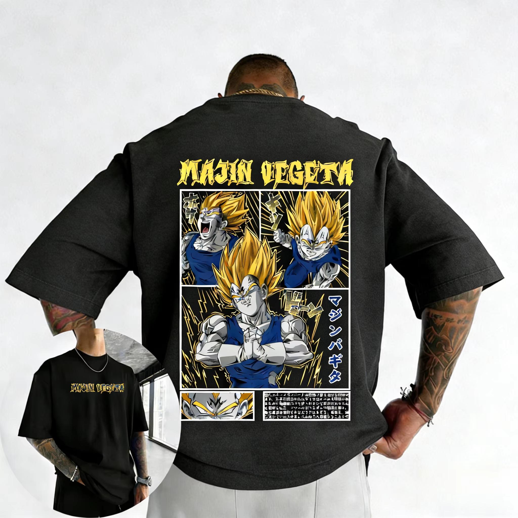 

2026 new Dragon Ball Pure Cotton Sun Wukong Printed Casual Sports Fitness Tshirt Retro Harajuku Style Unisex S