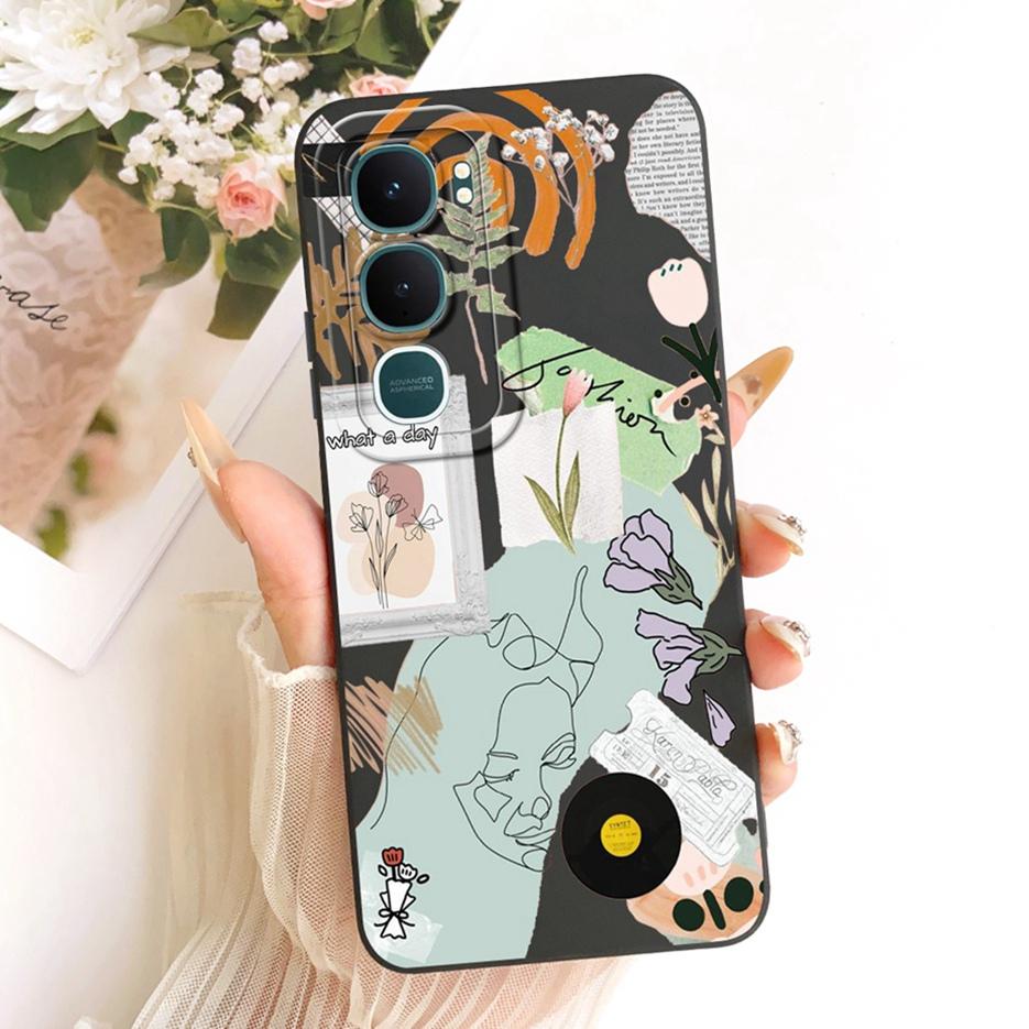 For Vivo Y31 5G Case V2521 Stylish Art Painted Cover Shockproof Soft TPU Phone Case For Vivo Y21d Y 21d VivoY31 5G Fundas Bumper