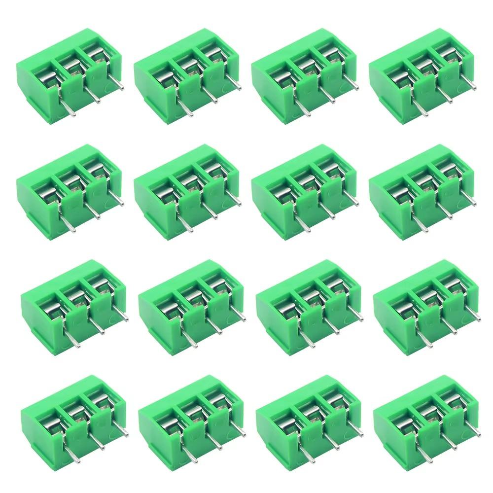 100PCS 2P/3P Configuration Screw Terminal Connector Straight Pin Connector  DIY Electronics