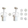 Hand-Pressure Moon Cake Mold Flower Shape Cookie Stamps Moon Cake Makers MidAutumn Festival DIY Cookie Pastry Tool