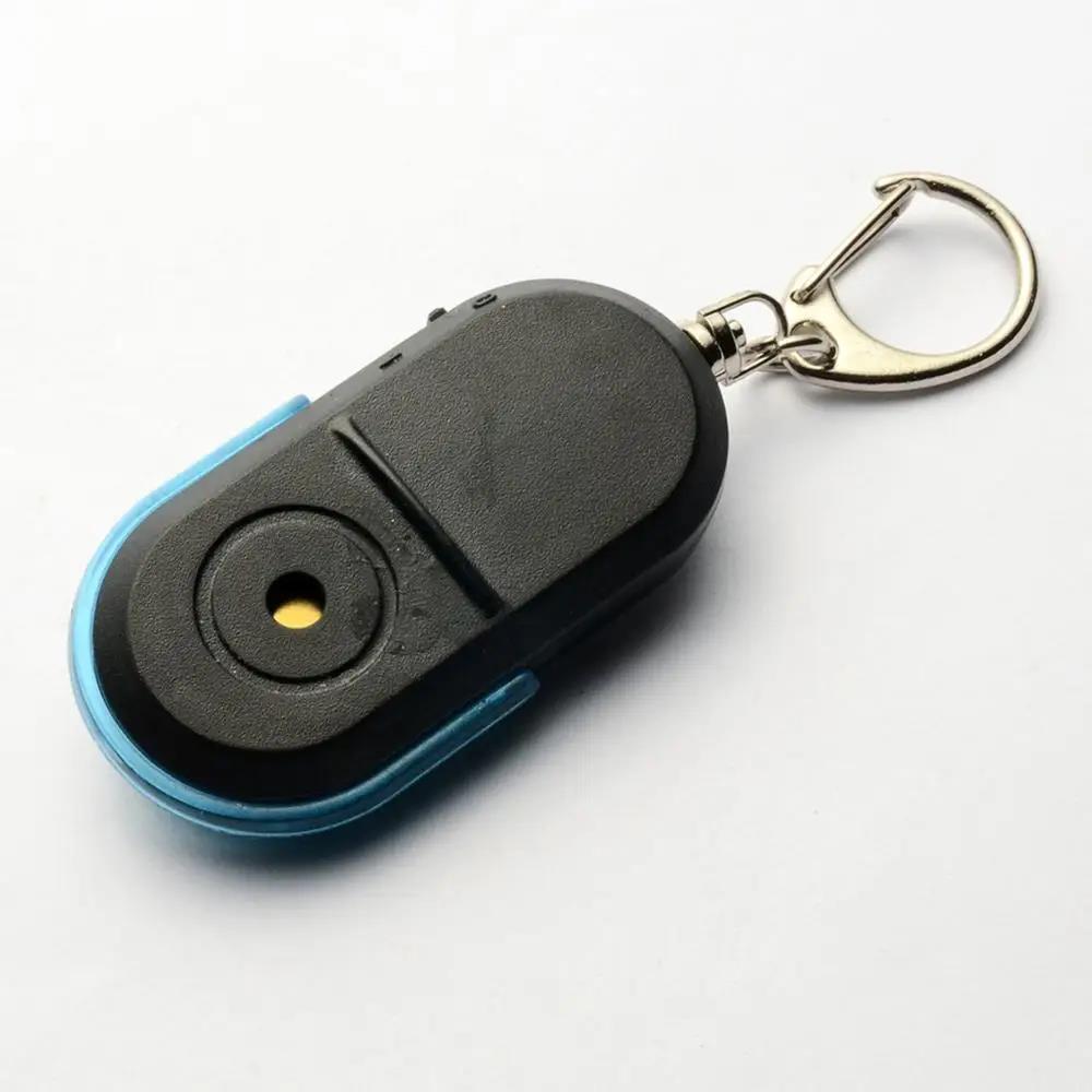 Anti-Lost Alarm Key Finder Locator Keychain Device Whistle Sound Finder LED Light Mini Anti Lost Key Finder Portable GPS Tracker