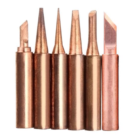 936 900M Cupru pur Vârf fier de lipit Set de instrumente de lipit cap de sudare fără plumb