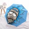 1pc Rick Sanchez Automatic Folding Umbrella - Sturdy 8-Rib Polyester Canopy,Sun-Defying Travel Companion yy251023170