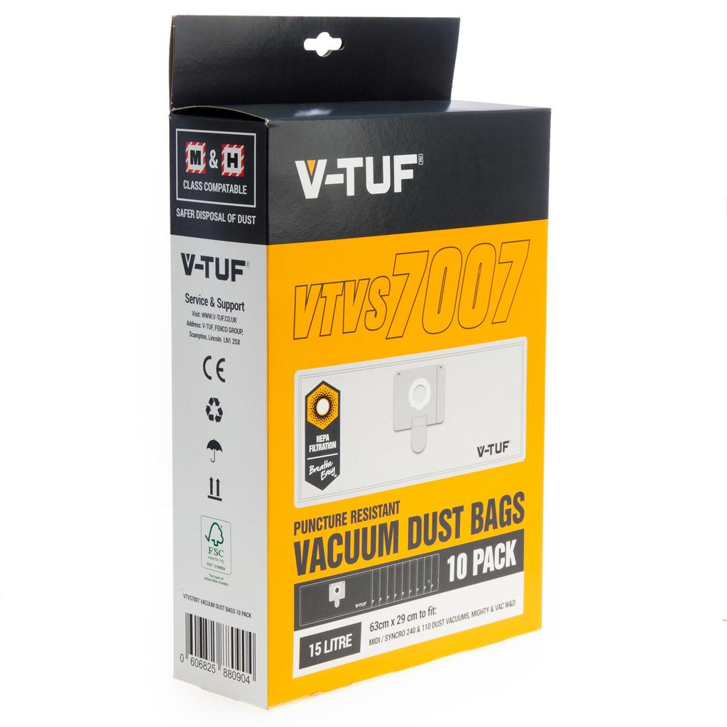 V-TUF VTVS7007 Dust Bags (Pack of 10)