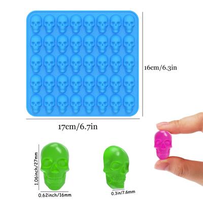 Silicone  Candy Molds Jelly Pudding Mould Mini  Chocolate Molds With 1 Dropper For Halloween Candy Chocolate