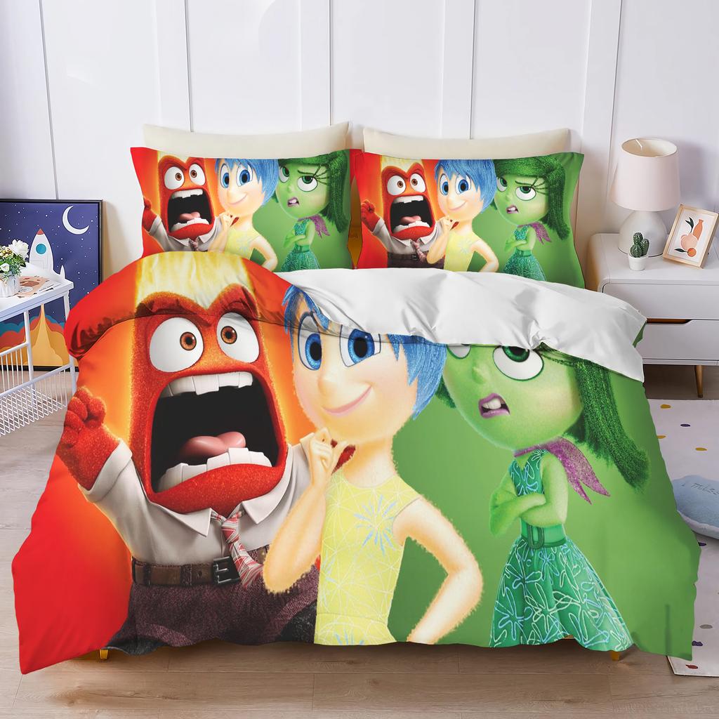 Inside Out Duvet Cover Set Comforter Bedding 3d Children'S Bedding Set 3-Piece 1 Quilt Cover King Size
