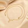 Safety Pin Necklace Pave CZ Star Moon Sun Charms Pendant Jewelry for Women