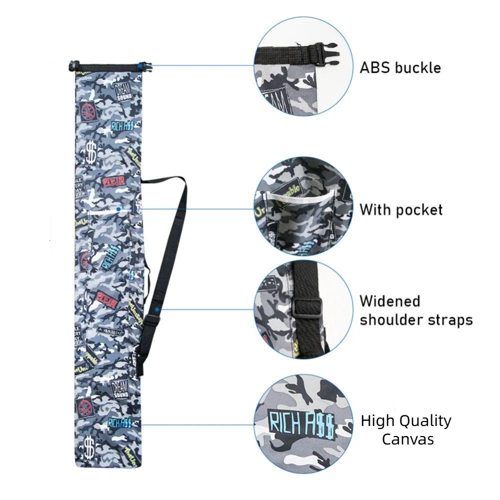 130/140cm Folding Fishing Bag Side Bag Fishing Tackle Bag Fishing Rod Bag  Outdoor Camping