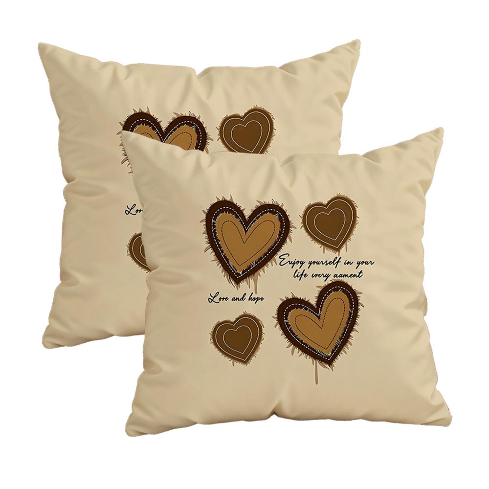 Gradient Color Pillowcase For Cozy Feelzipper Design, Decorative Pillowcase, 45X45 Cm Pillowcase