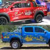 Car Sticker 4X4 Off Road Mountain Decal For Ford F150 Toyota Hilux Isuzu Dmax Dodge RAM Chevrolet Silverado Auto Accessories