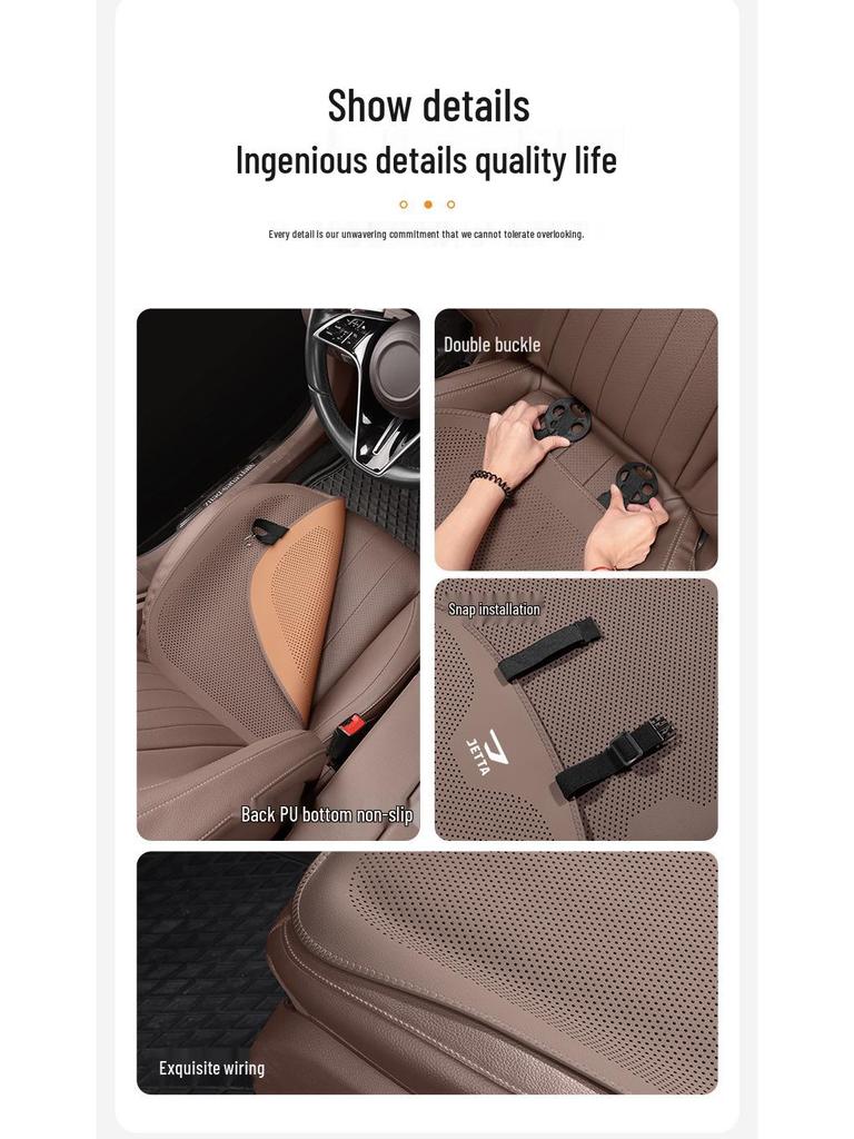 Jetta VS5/VA3 All-Season Universal Seat Covers: Half-Cover Backrest Cushion
