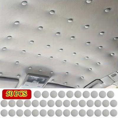 Boîte Cadeau Soin Auto 50 Pièces - Kit de Réparation Intérieure - Clips de Garniture de Plafond: Ces clips sont conçus pour réparer les pièces détachées et sont faciles à installer.