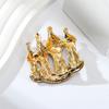 Castle Retro Fashion Versatile Women's Accessory Brooch