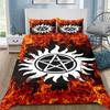 Supernatural Sam Dean Bedding Set Boys Girls Twin Queen Size Anime Duvet Cover Pillowcase Bed Kids Adult Fashion Home Textileext