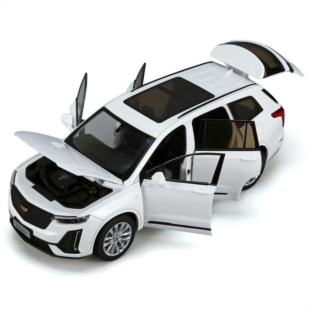 Heimanba Cadillac XT6 2023 Diecast Modellauto H2691 1/24 / (Weiß WT)