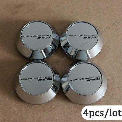 4 adet/grup ÇALIŞMA Yarış Amblemi 65 MM 68 MM Araba Tekerlek Merkezi Hub Modifikasyon için Rozet Aksesuarları Araba Tekerlek Göbeği Kapağı Caps