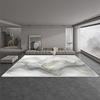 Marble Look Area Rug – Luxury Style Non-Slip Living Room Carpet, Soft Plush Floor Mat for Bedroom Sofa Decor