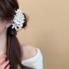 Colorful Flower Hairpin Acrylic Ponytail Holder Fashion Hanfu Hair Clip  Party