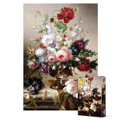 1000 Piece Jigsaw Puzzle / Flower Vase and Butterfly, Popular Korean Puzzle