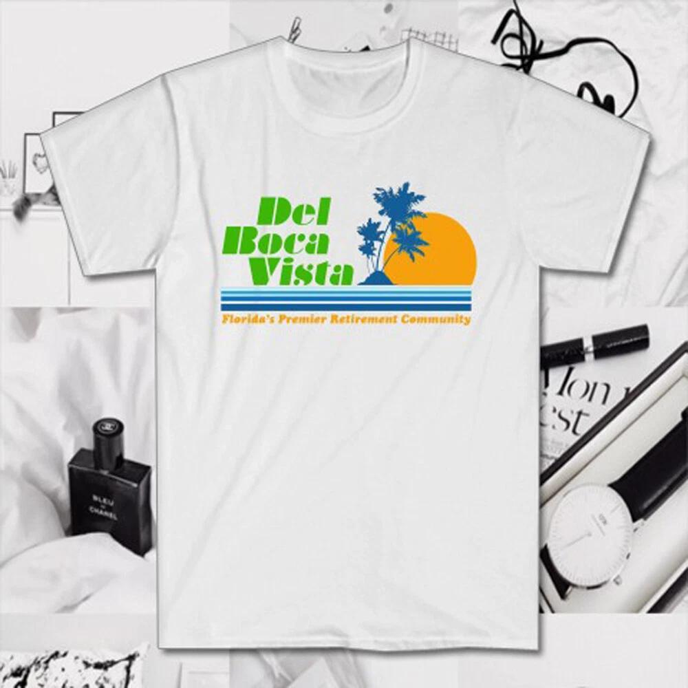 Del Boca Vista Florida Retirement Community Men s White Size S to 5XL 2XL