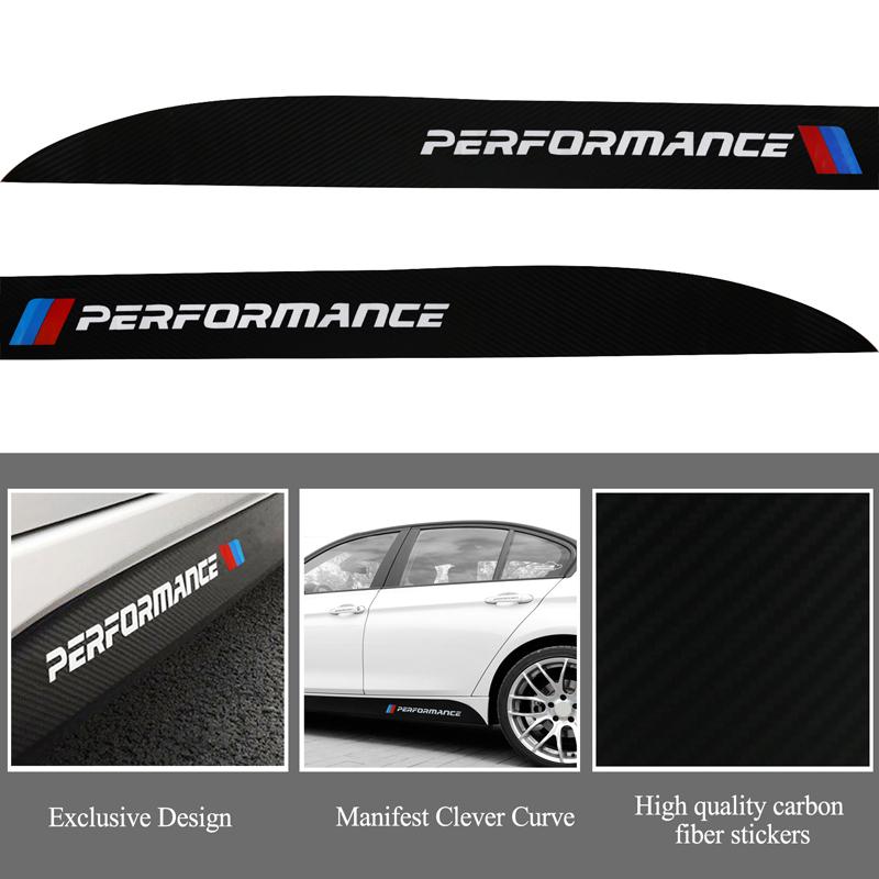 M Performance Tür Seitenschweller Aufkleber Decal Für BMW F20 F40 F22 F30 E90 F32 F10 F06 F07 F46 M3 M4 M5 E60 Z4 G20 F15 F16 G30 X1