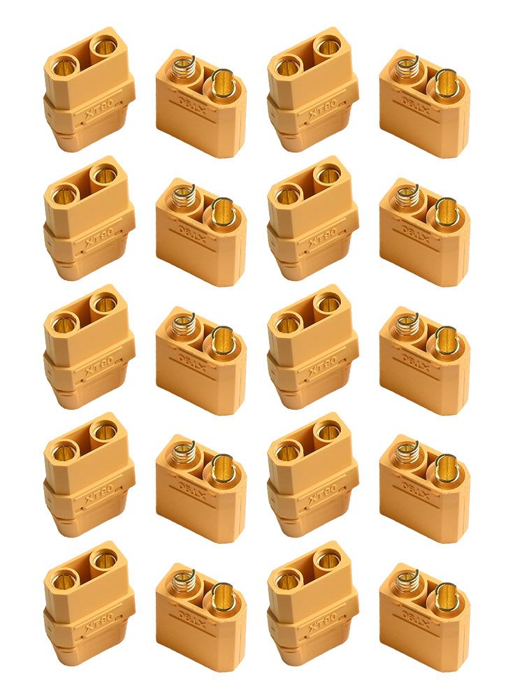 For RC Power Solution with 20XT90 Male and Female Connectors Up To 90A
