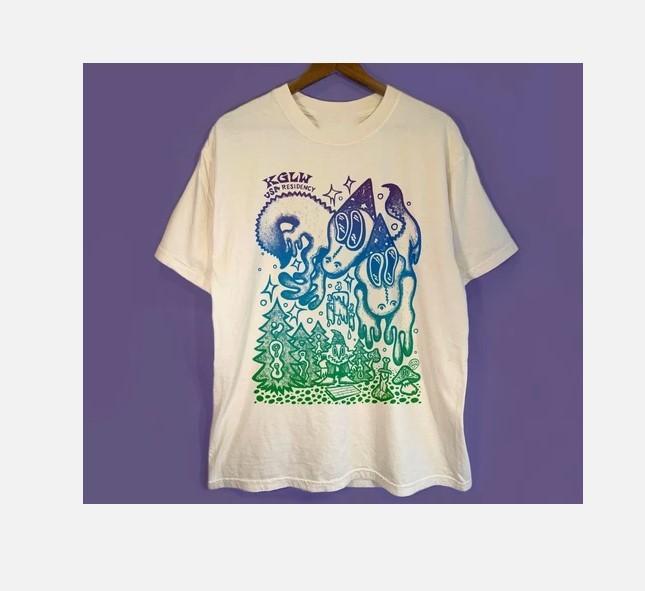 

King Gizzard USA Residency Tour WHite All Size S-5XL Shirt Unisex T-Shirt L