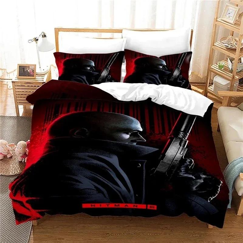Digitaldruck Ihr König Ihre Königin Schwarze Bettdecke Bettwäsche-Sets Schlafzimmer-Bettdecken-Set Heimtextilien Bettwäsche Luxus 240x220 Bett-Set