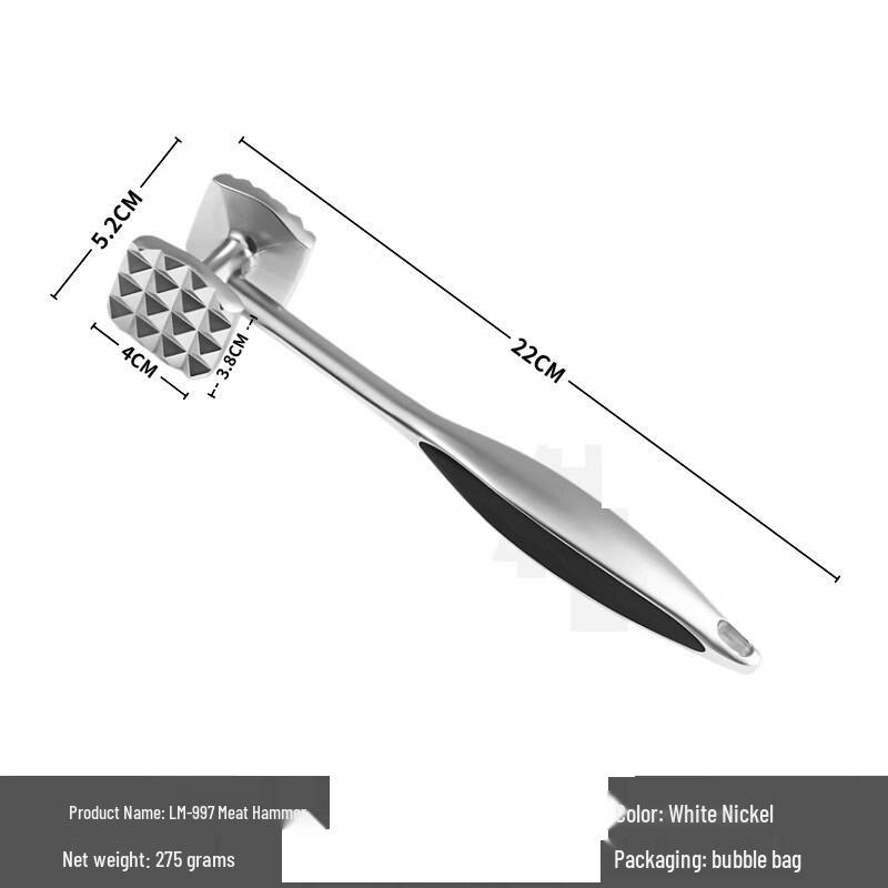 Dual-Sided Meat Tenderizer Mallet