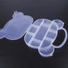 PVC Adjustable Practical Bear Storage Box Bead Ring Box Jewelry Presentation Organizer
