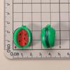 Mini Simulated Fruit Ornament Watermelon Avocado Grape Lemon Peach Micro Landscape Dollhouse Miniature Toy Car Decoration