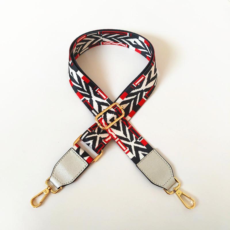 Adjustable Ethnic Style Wide Shoulder Strap for Crossbody Bags