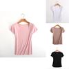 Hot Short Sleeves Sexy Women Basic Tees Clubwear Cropped T-shirt Blouse For All Lifestyles**