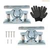K1AE No Tool Required Quick Install Spring Door Latches for Cabinet Barn & Heavy Duty