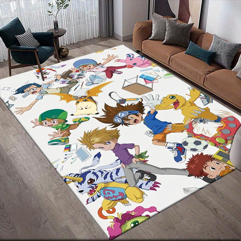 Digimon Classic Series Collection Area Rug, Digimon Fan Soft Carpet, Perfect Gift.chl 60x90cm