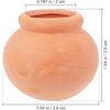 HANABASS 12 Pcs Mini Terracotta Pots 1.5 Inch Small Succulent Clay Pots for Plants Ideal for Home Decor, Craft Projects, and Party Favors, Desktop