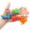 12 Pieces Dinosaur Keychains Keyrings Decoration for Birthday Party Supplies