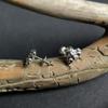 Silver Earrings Without Stones (2186823)