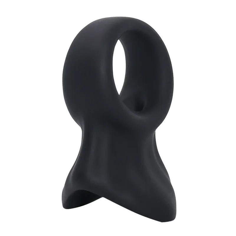 Opakovaně použitelný kroužek na penis Scrotum Bondage Penis Ring Sexy hračky pro muže Cudnost Cage Testicle Bondage Locking Ring Obchod s produkty pro dospělé