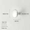 Alloy American Single Zinc Minimalist Hole Handle For Drawer Shoe Cabinet Wardrobe Bright Silvergold Finish