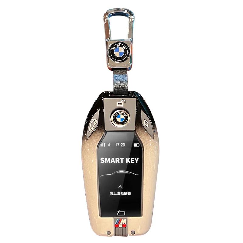 Car Key Screen Protective Case Cover Shell Fob For Bmw X3 2018 2019 2020 G01 X4 X5 X6 X7 G20 G30 G32 G05 G06 G07 G22 nlcr46