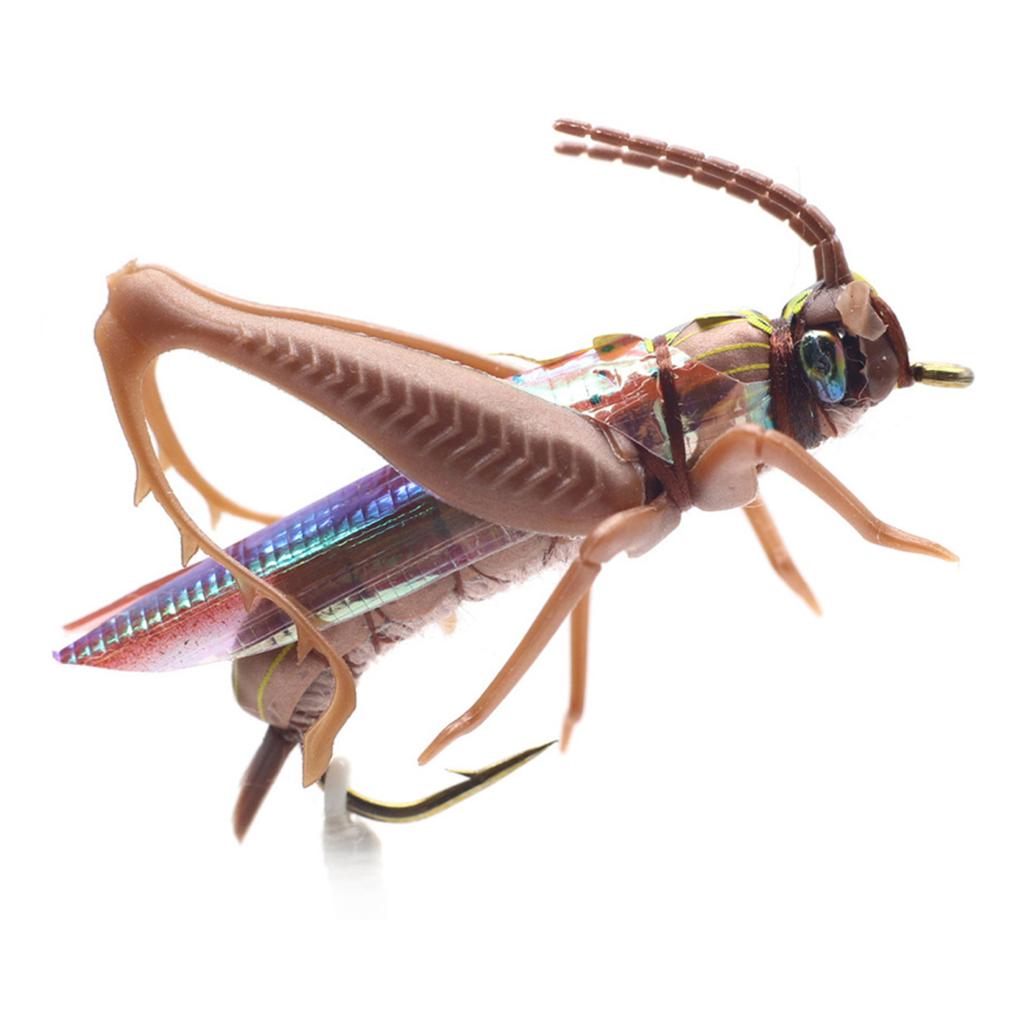 Grasshopper Angelköder Haken Realistische Fliegenfischen Künstliche Köder Angelhaken Bionic Locust Lure Jig Haken Süßwasser Salzwasser Angelzubehör