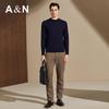 Men's 100% Cashmere Mock Neck Sweater