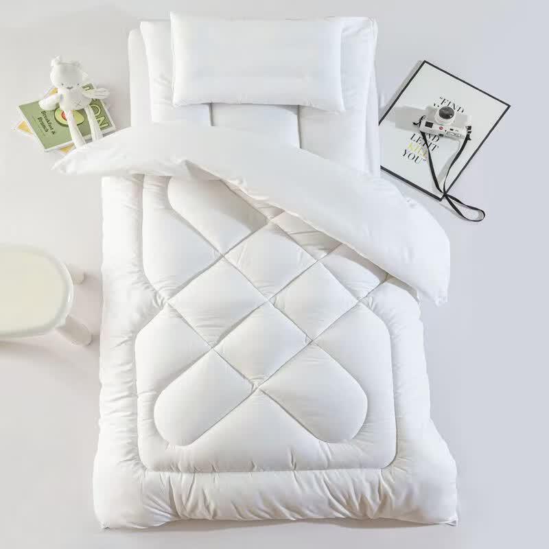 White Brushed Down Alternative Winter Quilt