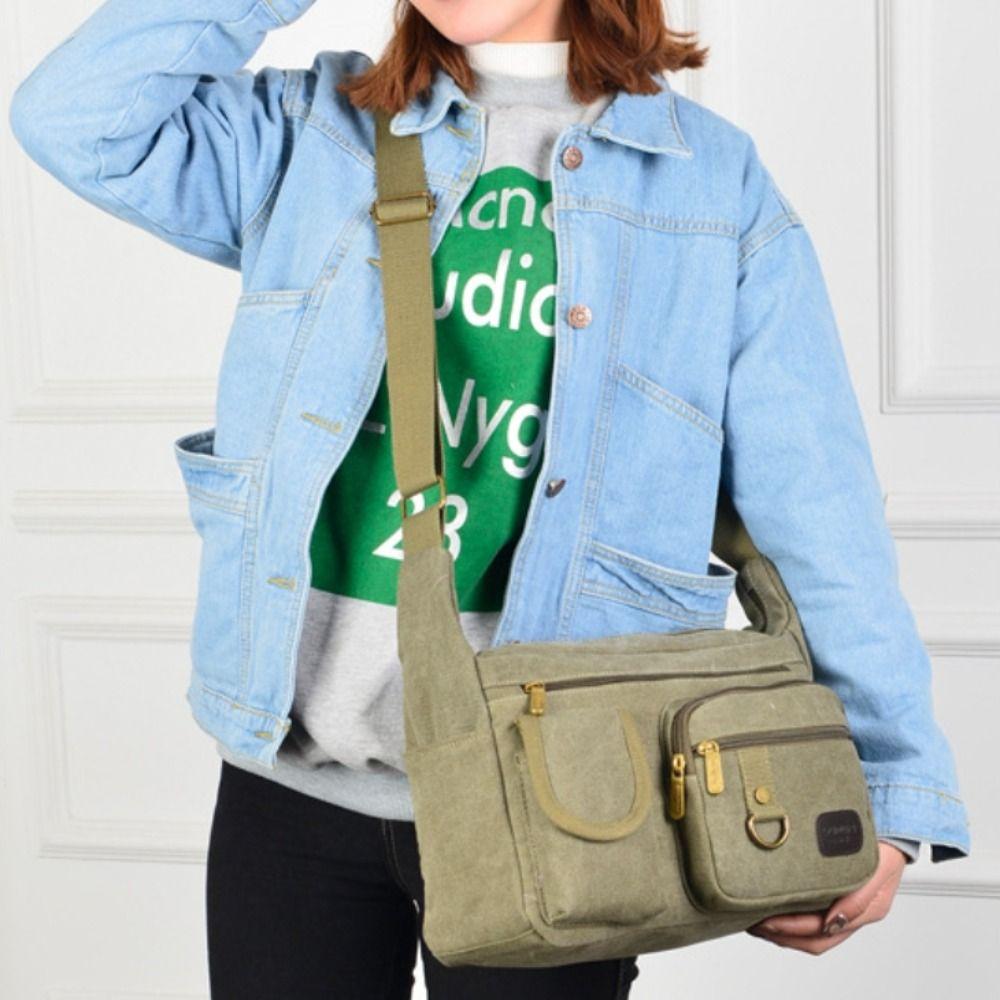 Multifunktionale Kletter-Aufbewahrungstasche Leinwand Reise-Werkzeugtasche Outdoor-Umhängetasche Fitness