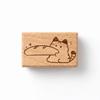 Cartoon Design Rubber Stamp Solid Wooden Grip Decorative Seal Cute Wooden Rubber Stamp  Journal