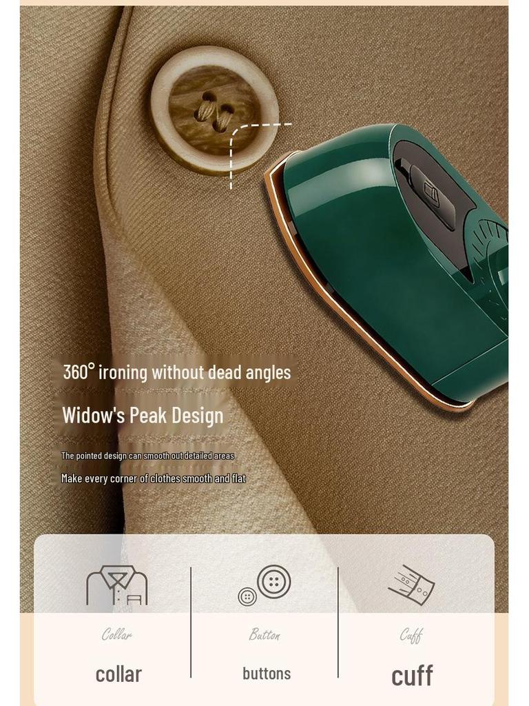 Compact Portable Folding Iron: Handheld, Travel-Friendly, Mini Electric for Home & Travel