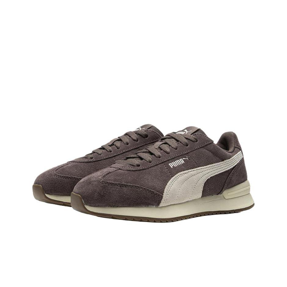 Puma R78 Wind Sd Fashion Comfortable Non-Slip Low-Top Casual Shoes Unisex Sneaker Gray Brown 402660-05